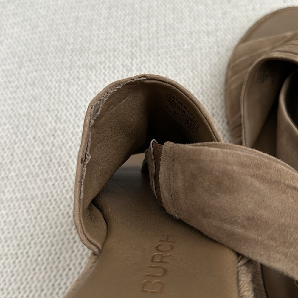 Tory Burch Suede Slide Sandals in Brown - Picture 5 of 5
